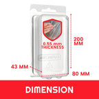 Immagine del prodotto Gusci Clamshell in PET XL Confezione da 35 per Action Figure
