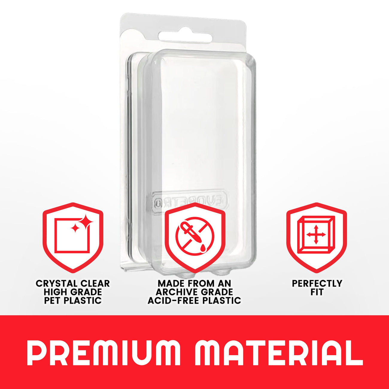 Immagine del prodotto Gusci Clamshell in PET XL Confezione da 35 per Action Figure