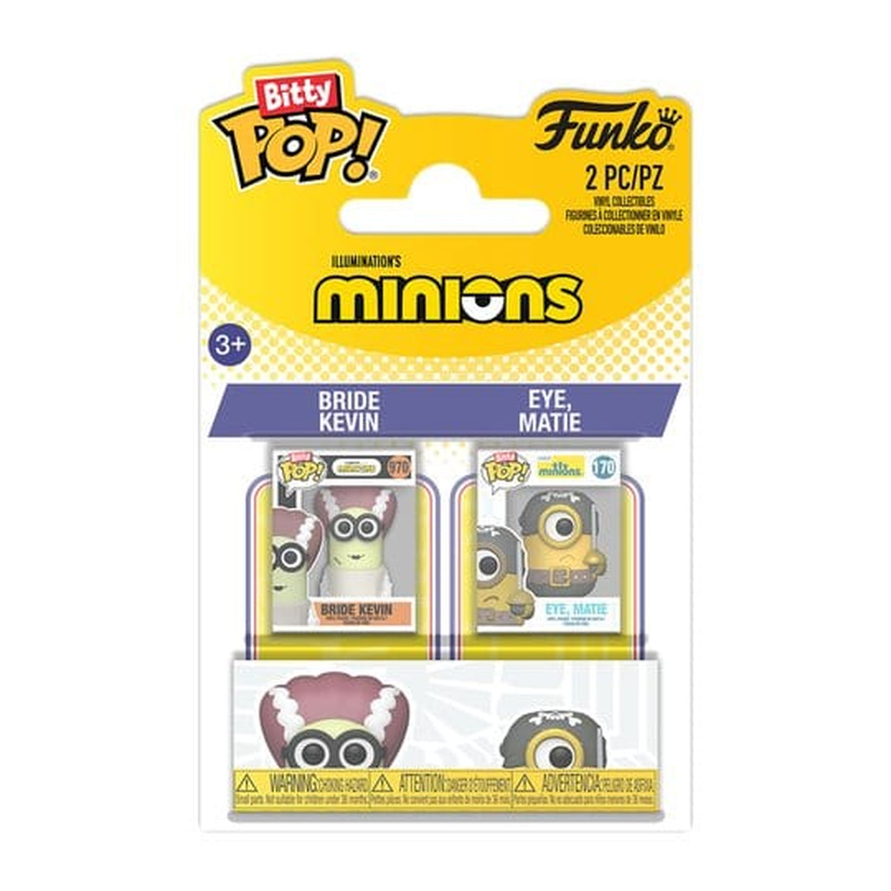 Immagine del prodotto Minions Figure POP! Vinyl Confezione da 2 Bride Kevin & Eye