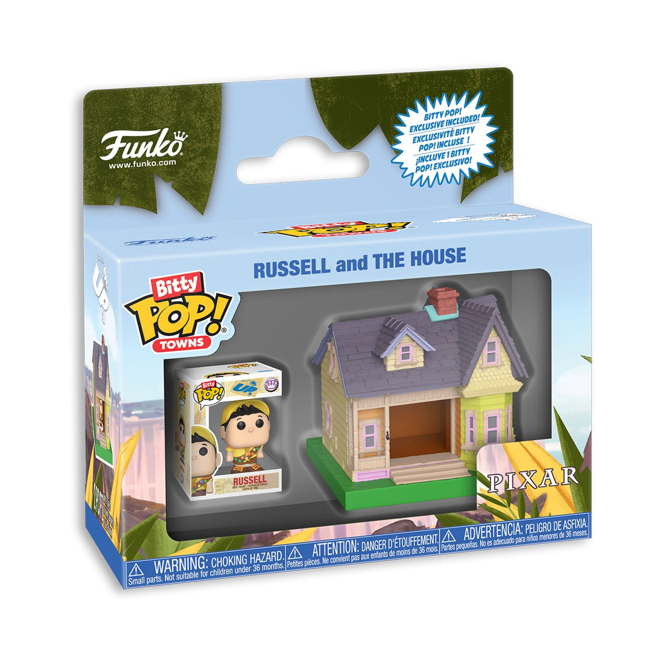 Immagine del prodotto Up Bitty POP! Towns figura in vinile Russell and The House