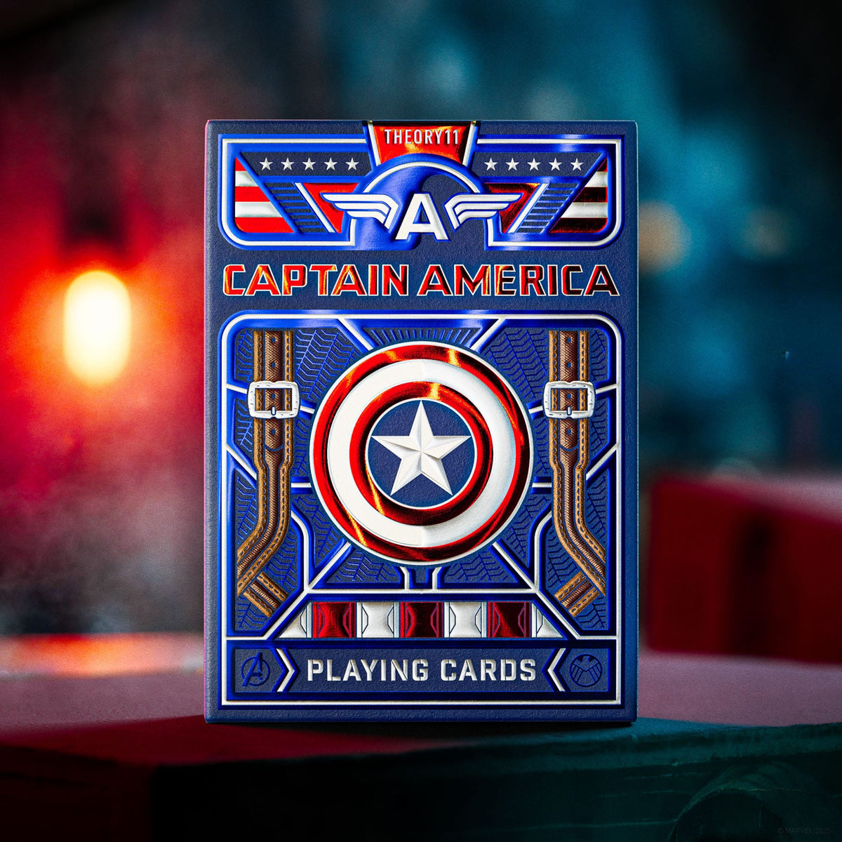 Immagine del prodotto Carte da gioco Captain America Design Patriottico