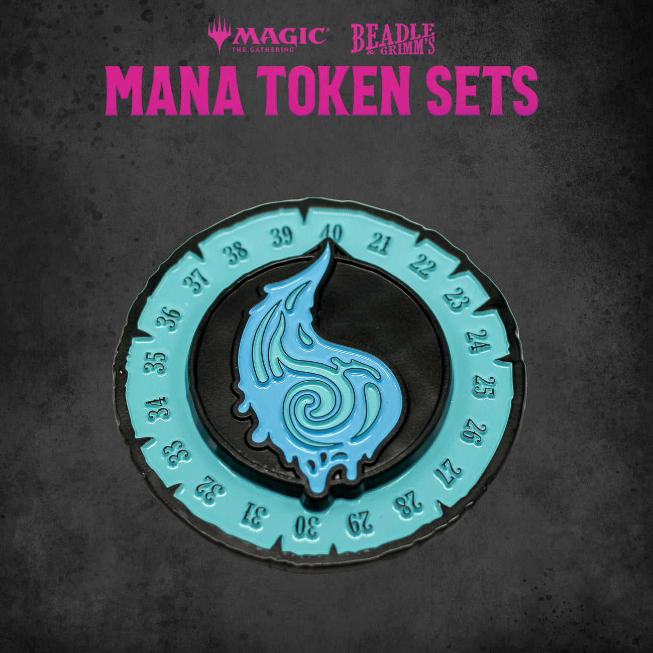 Immagine del prodotto Magic: The Gathering Set Dadi e Segnalini Mana Blu