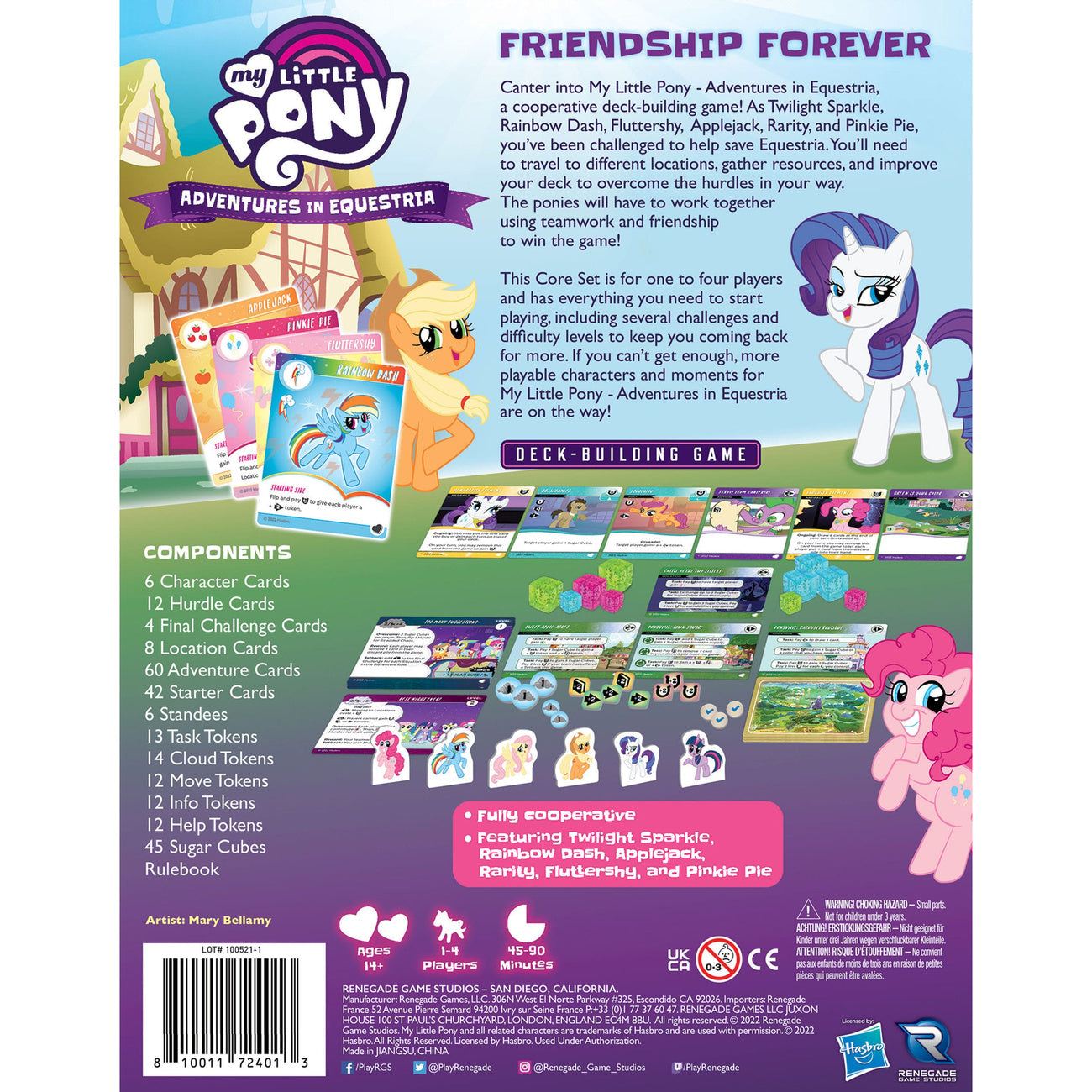 Immagine del prodotto My Little Pony Gioco di carte Deck-Building Adventures in Equestria