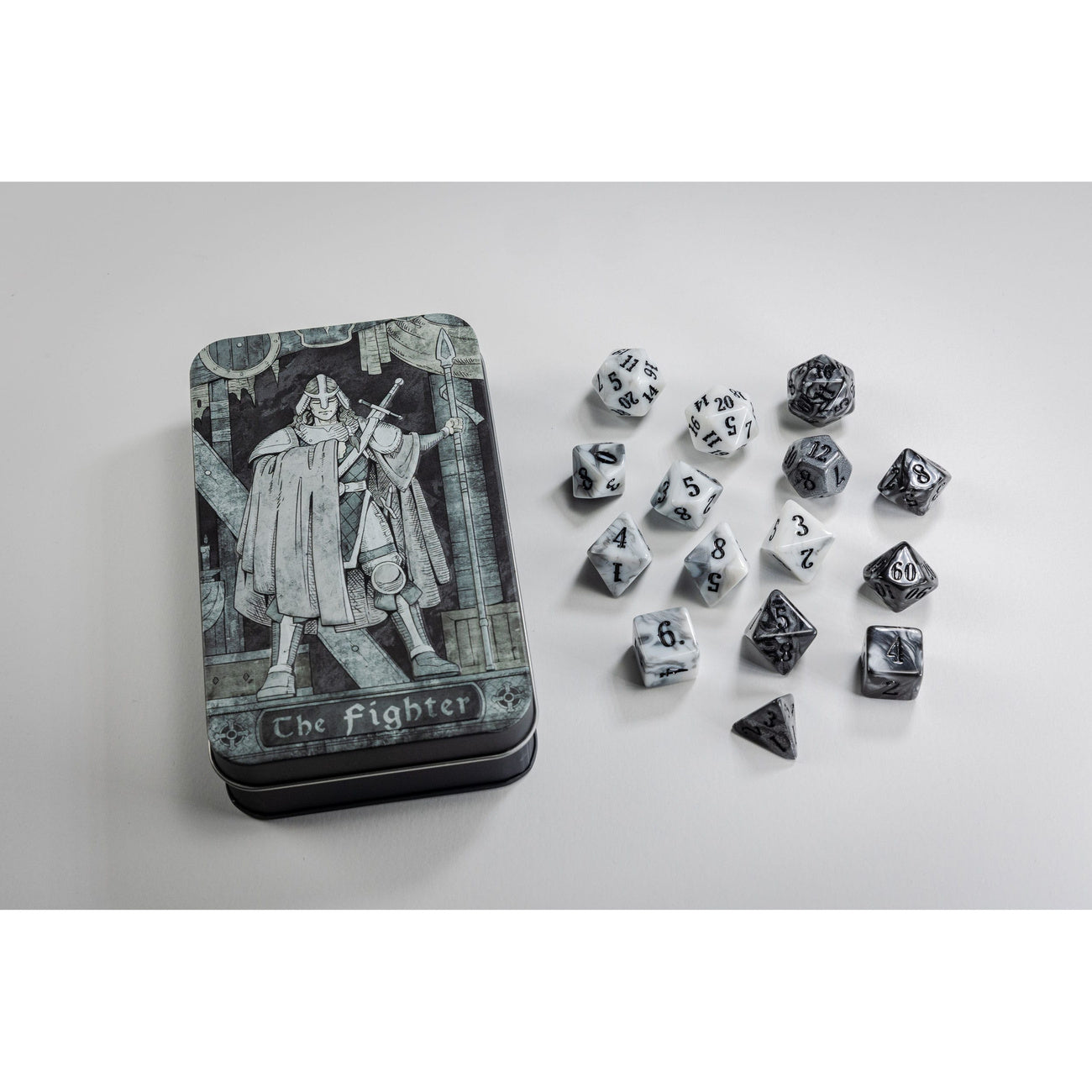Product image Character Class Classic RPG Dice Set Fighter (15)