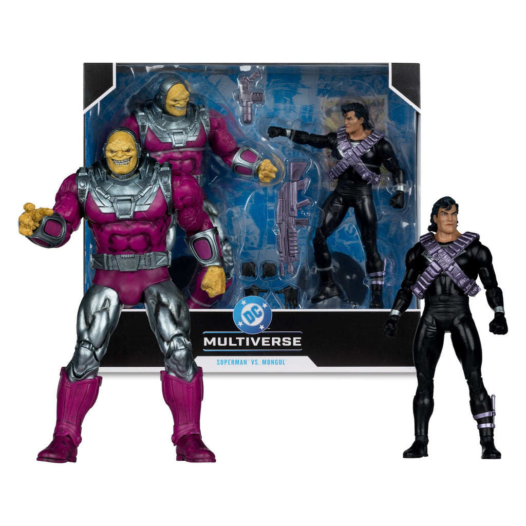 Immagine del prodotto DC Multiverse Megafig set di 2 action figure Mongul vs Superman