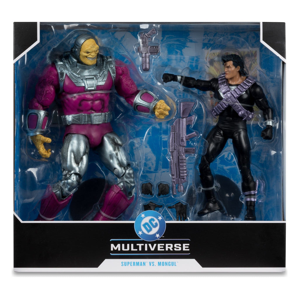 Immagine del prodotto DC Multiverse Megafig set di 2 action figure Mongul vs Superman