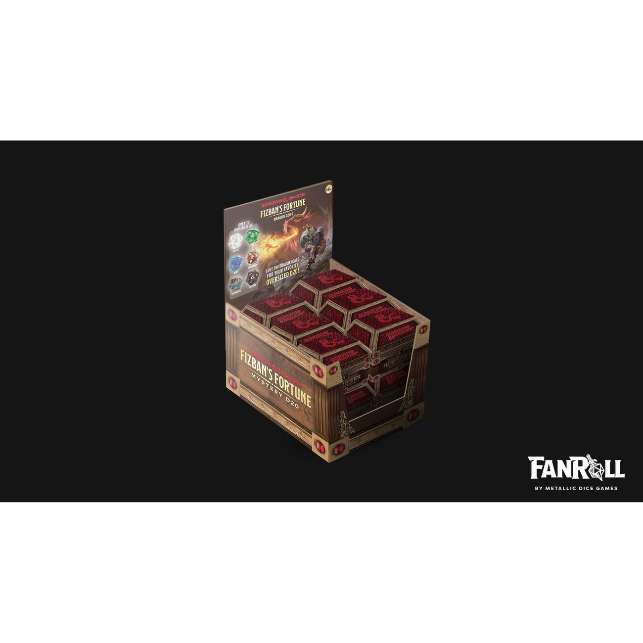 Product image Dungeons & Dragons Blind Mystery Box Dice Fizban's