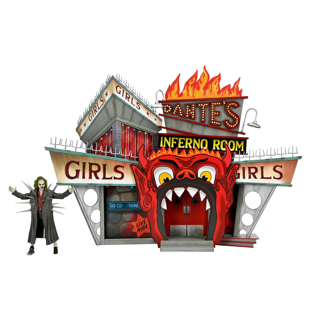 Immagine del prodotto Beetlejuice (1988) Diorama Trenchcoat with Spikes Inferno