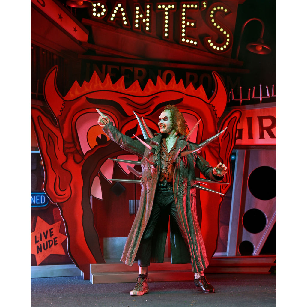 Immagine del prodotto Beetlejuice (1988) Diorama Trenchcoat with Spikes Inferno