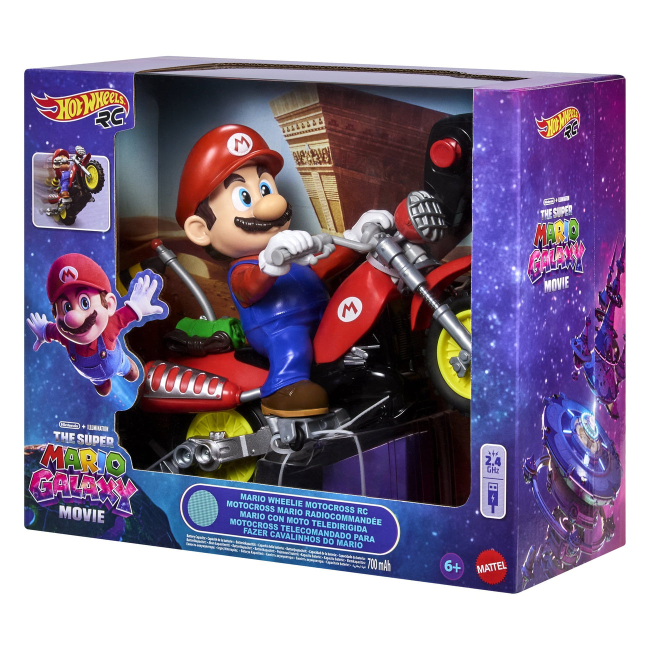 Immagine del prodotto Super Mario Galaxy Film Hot Wheels Moto RC Mario