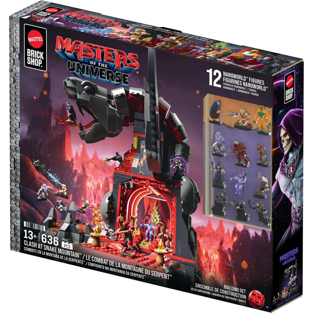 Immagine del prodotto Masters of the Universe Mattel Brick Shop Set di costruzione Snake Mountain