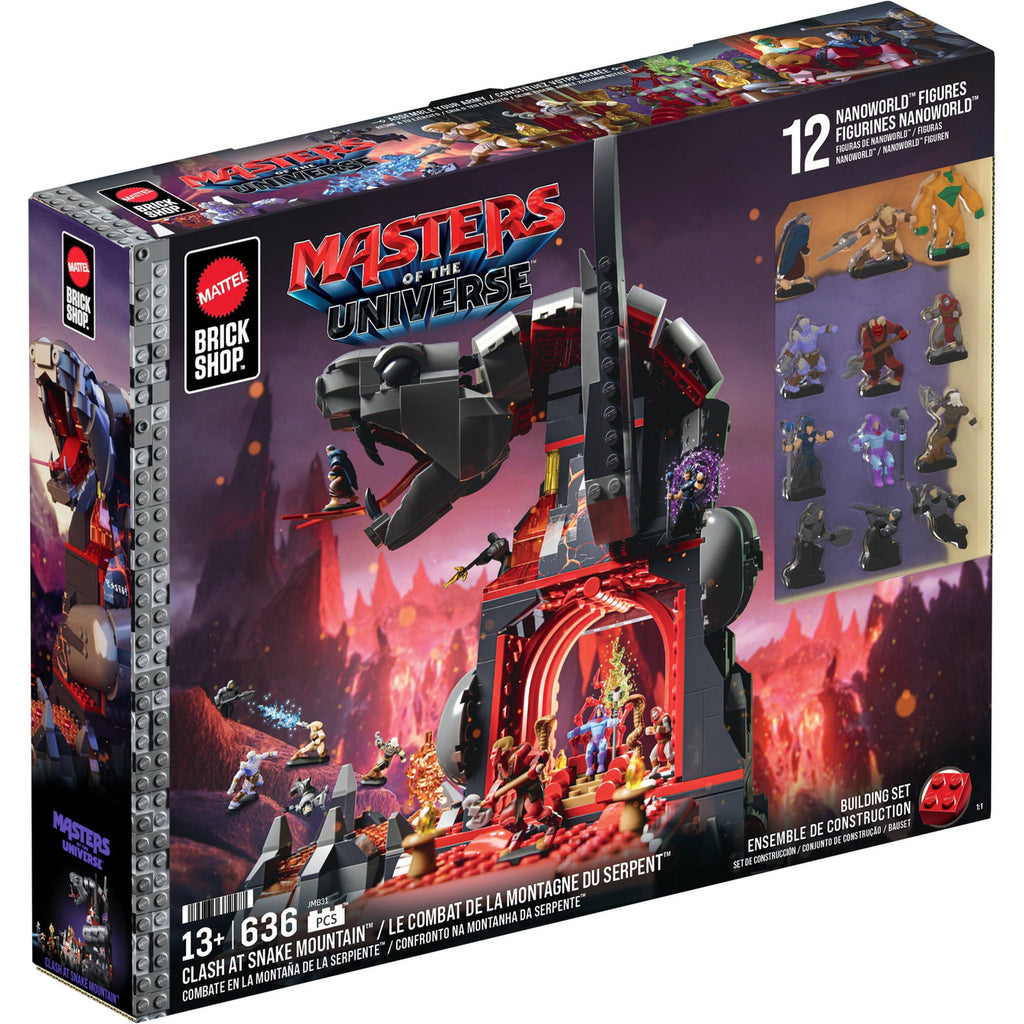 Immagine del prodotto Masters of the Universe Mattel Brick Shop Set di costruzione Snake Mountain