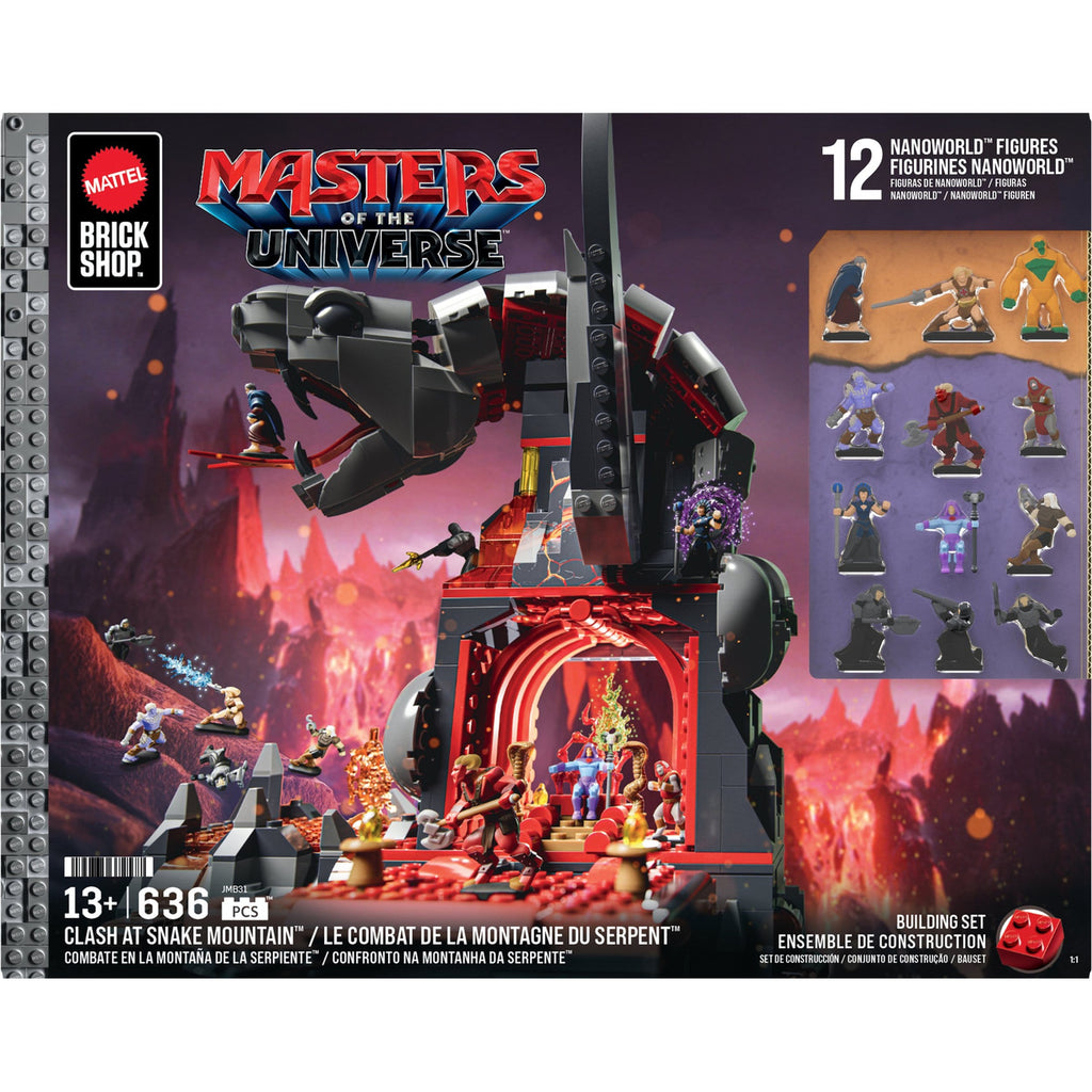 Immagine del prodotto Masters of the Universe Mattel Brick Shop Set di costruzione Snake Mountain