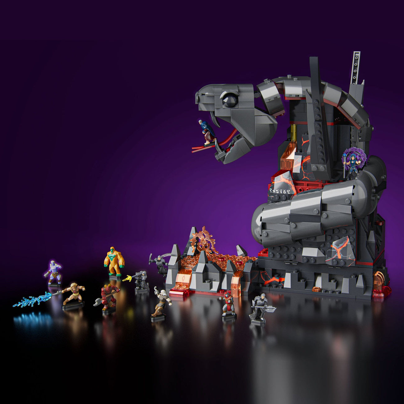 Immagine del prodotto Masters of the Universe Mattel Brick Shop Set di costruzione Snake Mountain