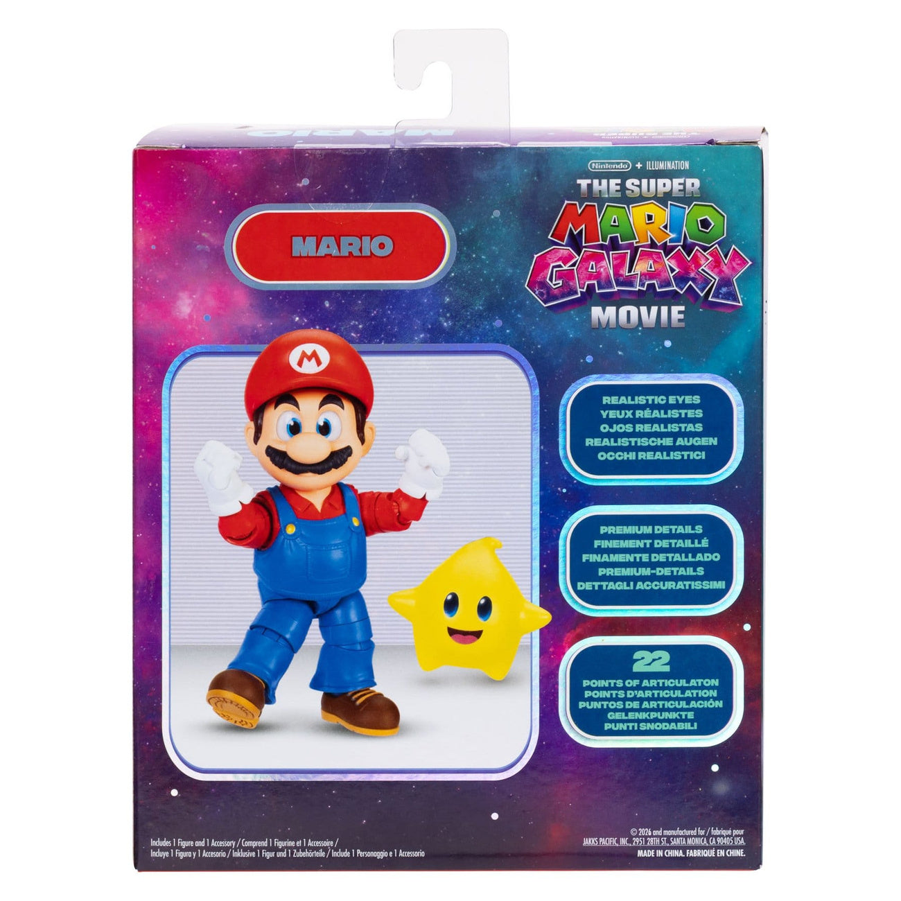 Immagine del prodotto Action figure Mario 13 cm – The Super Mario Galaxy Movie