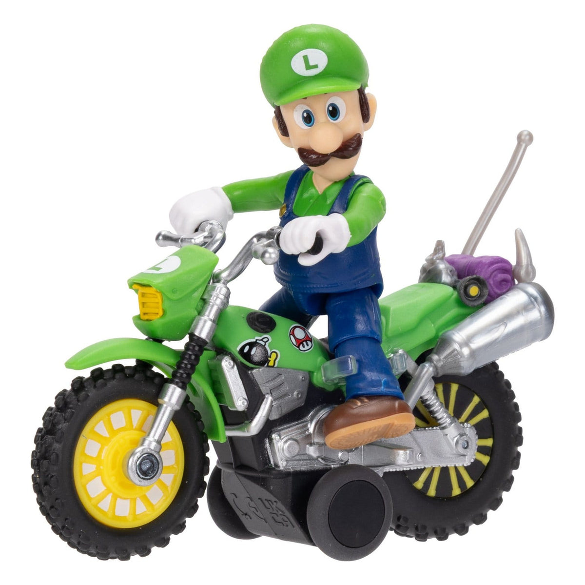 Immagine del prodotto Super Mario Galaxy – Action figure del film Luigi con moto