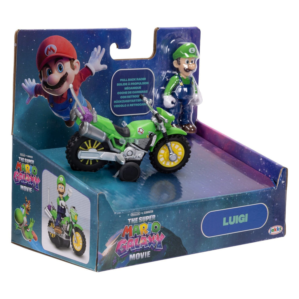 Immagine del prodotto Super Mario Galaxy – Action figure del film Luigi con moto
