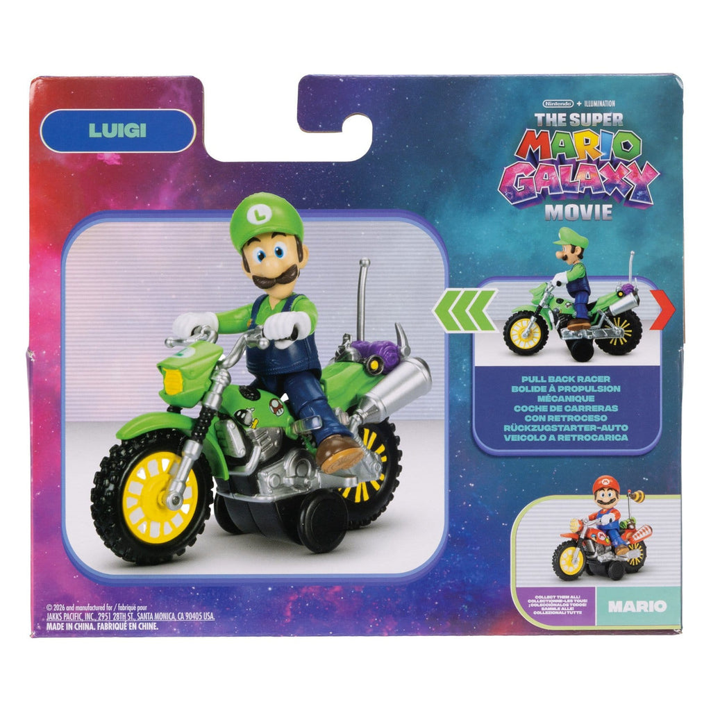 Immagine del prodotto Super Mario Galaxy – Action figure del film Luigi con moto