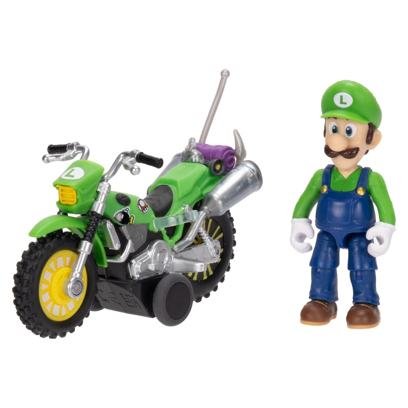 Immagine del prodotto Super Mario Galaxy – Action figure del film Luigi con moto