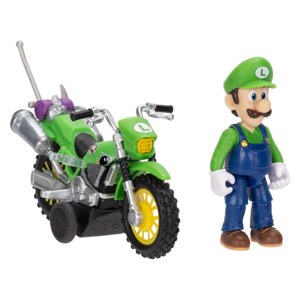 Immagine del prodotto Super Mario Galaxy – Action figure del film Luigi con moto