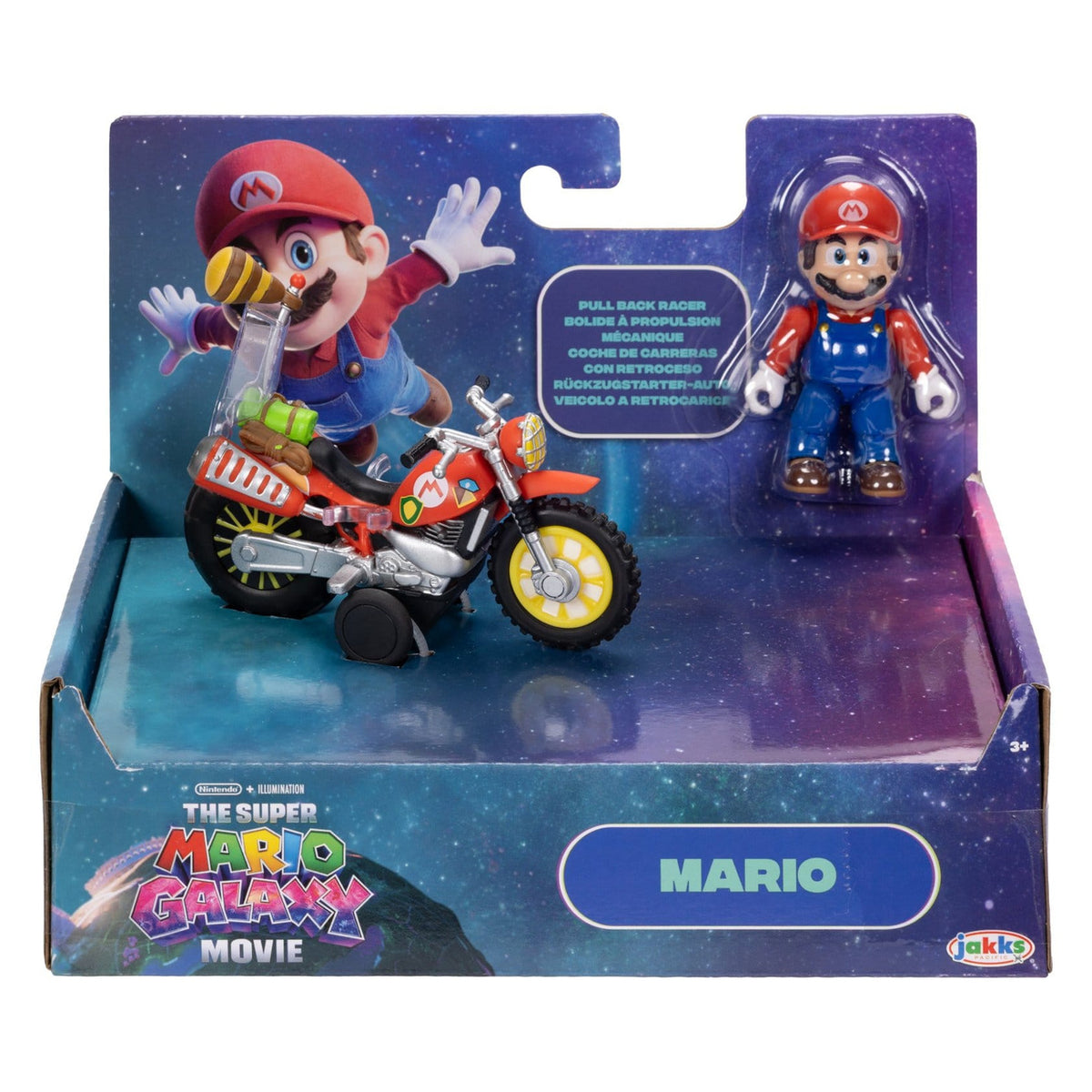 Immagine del prodotto Action figure Super Mario Galaxy Movie con moto