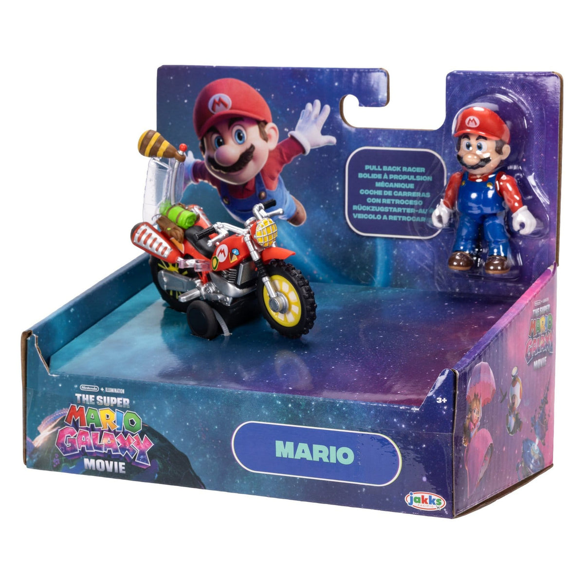 Immagine del prodotto Action figure Super Mario Galaxy Movie con moto