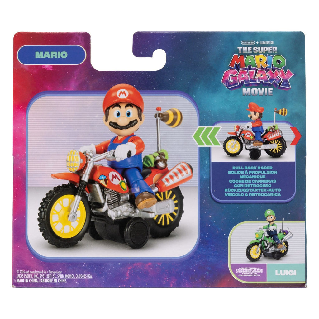 Immagine del prodotto Action figure Super Mario Galaxy Movie con moto