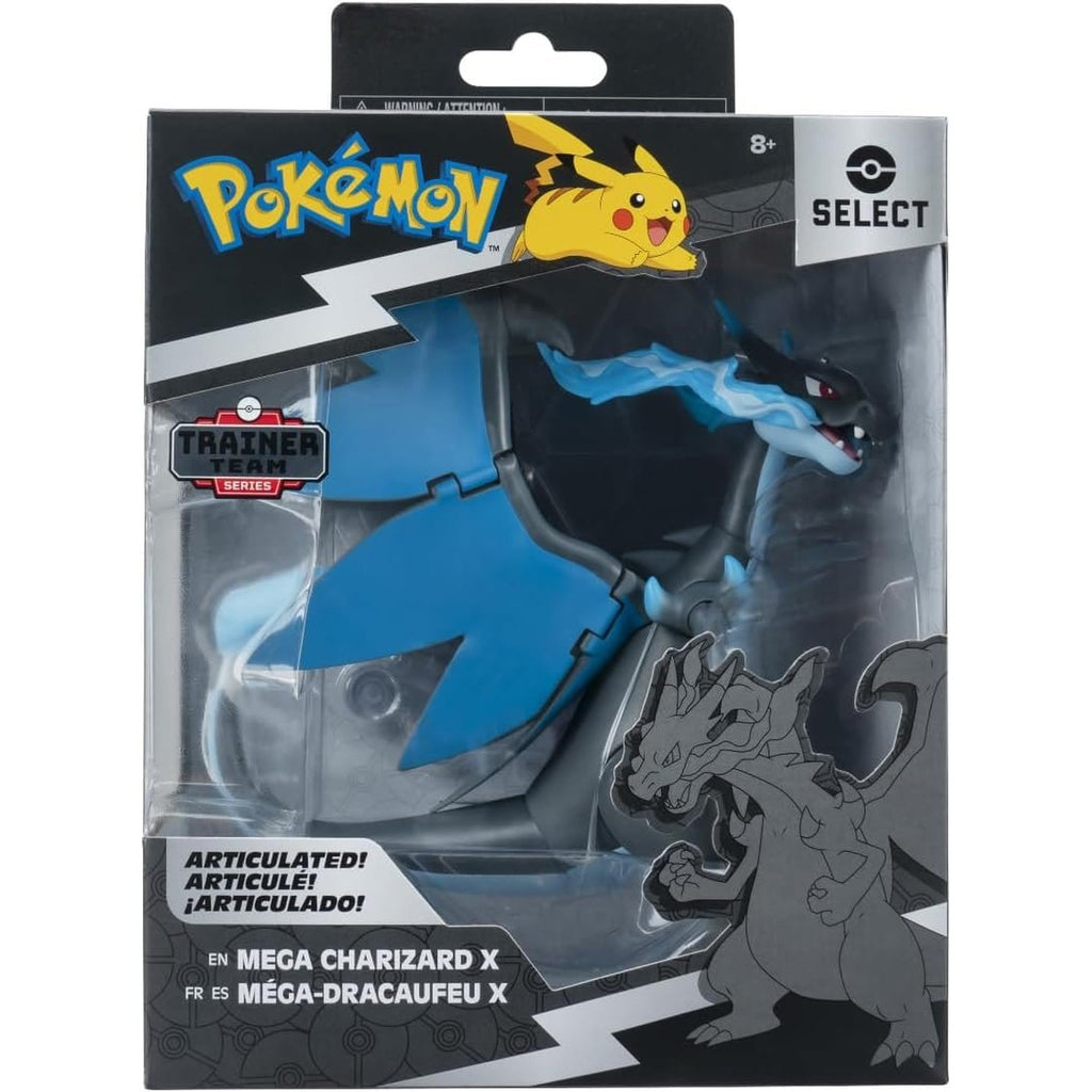 Immagine del prodotto Figura super snodata Pokémon Select Mega Charizard X 15 cm