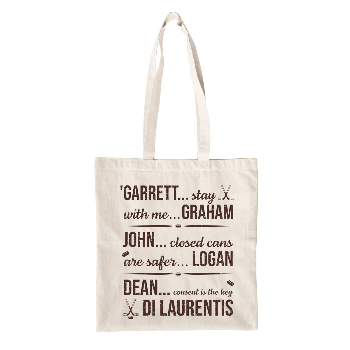 Immagine del prodotto Shopper in cotone Garrett, John e Dean per fan di Off Campus