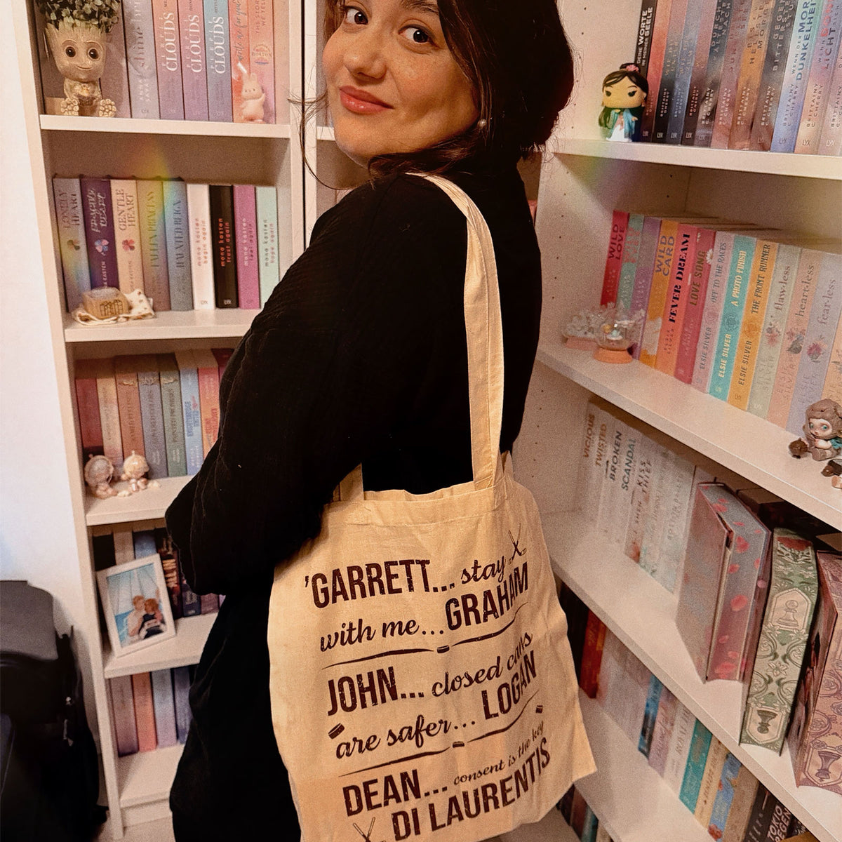 Immagine del prodotto Shopper di Garrett, John e Dean per fan di Off Campus