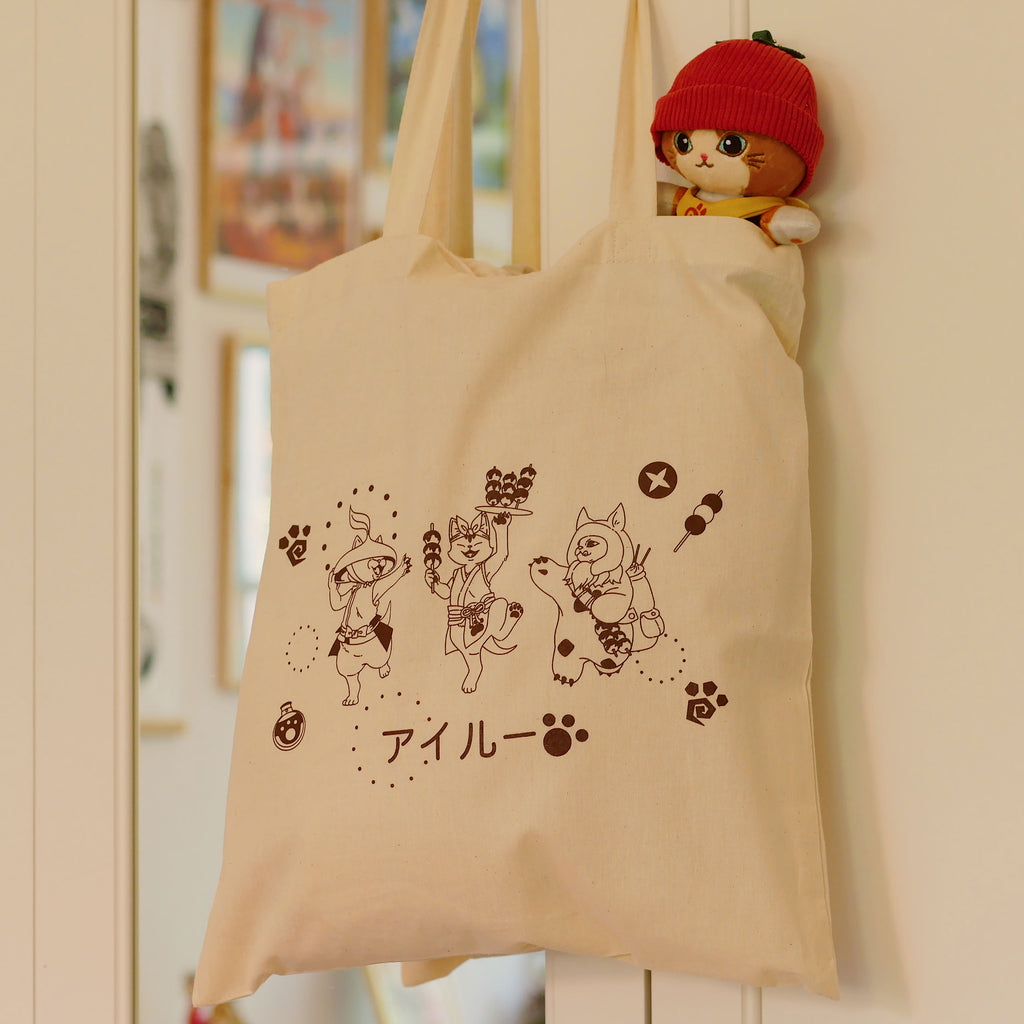 Immagine del prodotto Borsa tote Palico per fan di Monster Hunter