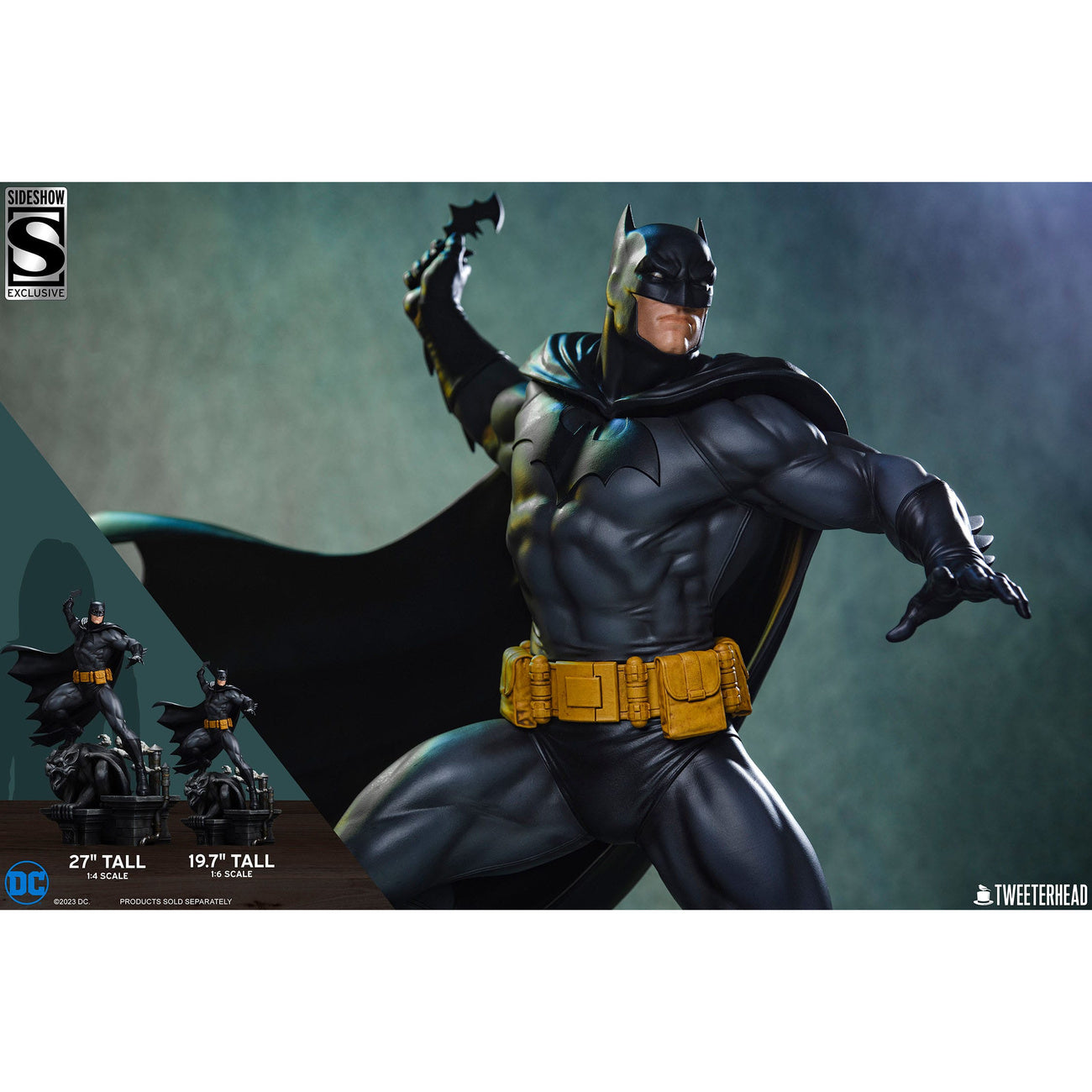 Immagine del prodotto DC Comics Maquette 1/4 Batman (Black and Gray Edition) 66 cm