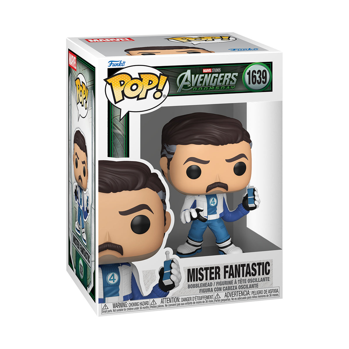 Immagine del prodotto Avengers: Doomsday - Mr. Fantastic Funko Pop statuetta con testa dondolante