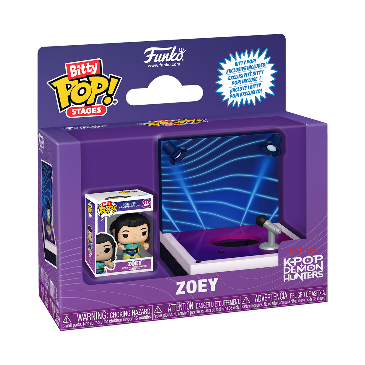 Product image KPop Demon Hunters - Zoey Funko Bitty Pop Stage Diorama
