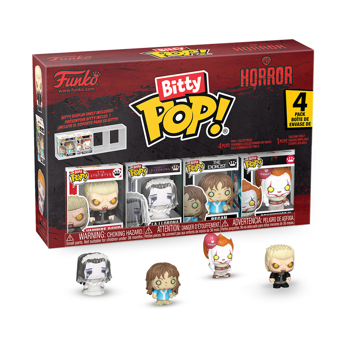 Immagine del prodotto Stephen King's IT - David Funko Bitty Pop set di 4 figure