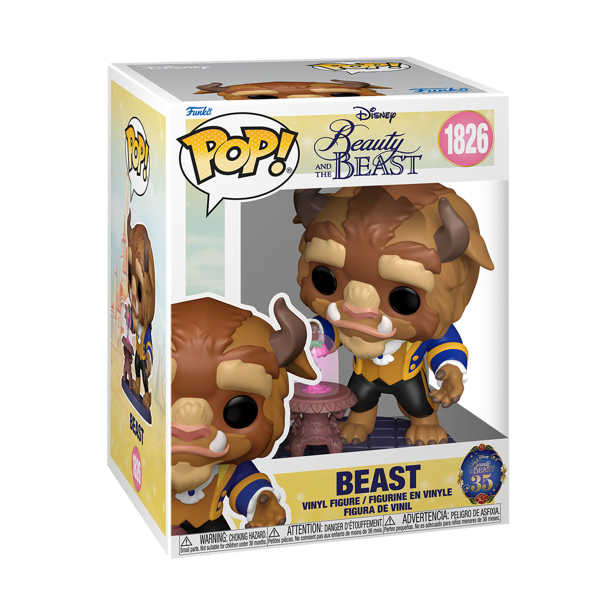 Immagine del prodotto La Bella e la Bestia - Bestia con rosa figura Funko Pop!