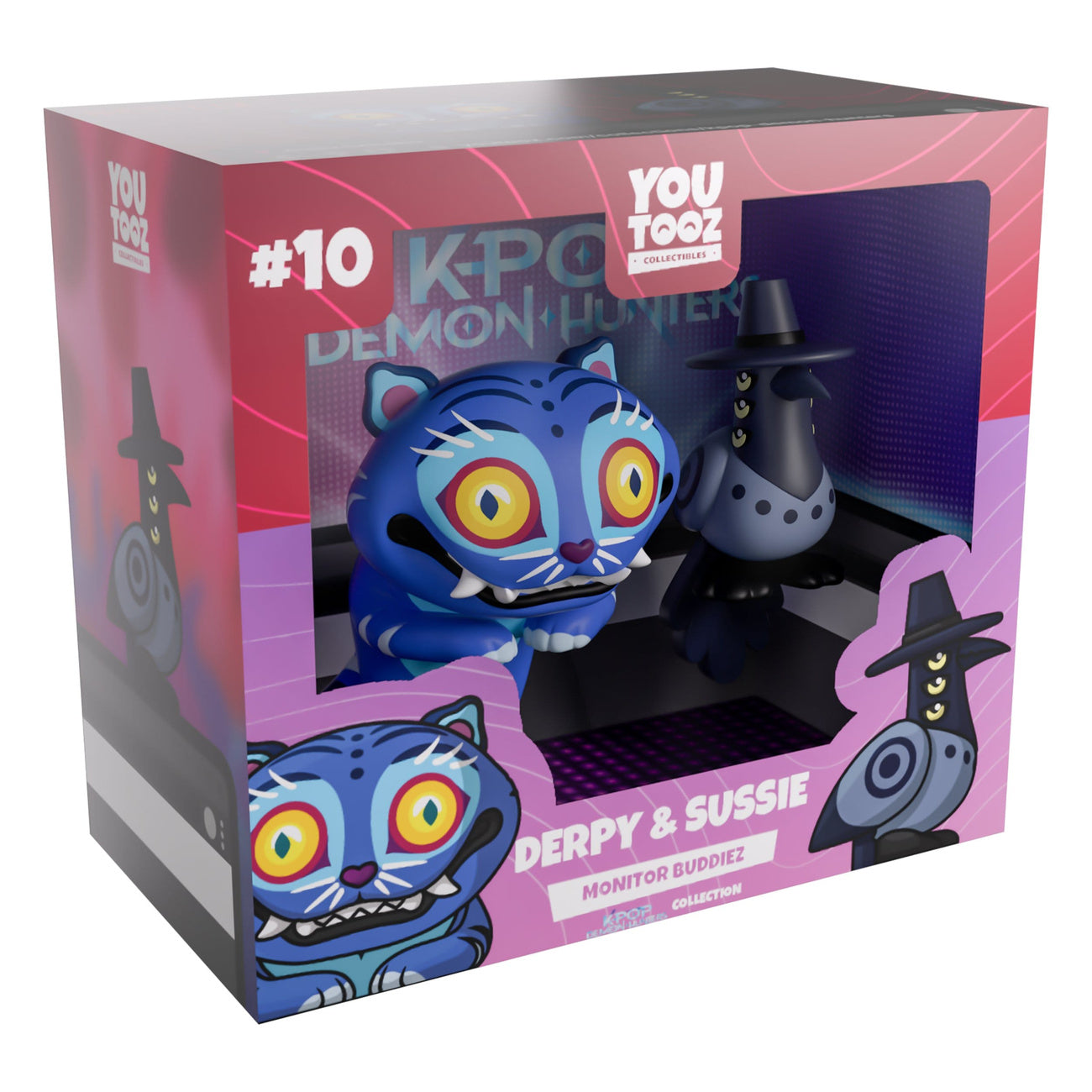 Immagine del prodotto KPop Demon Hunters - Set di figure in vinile Derpy e Sussie Monitor Buddiez