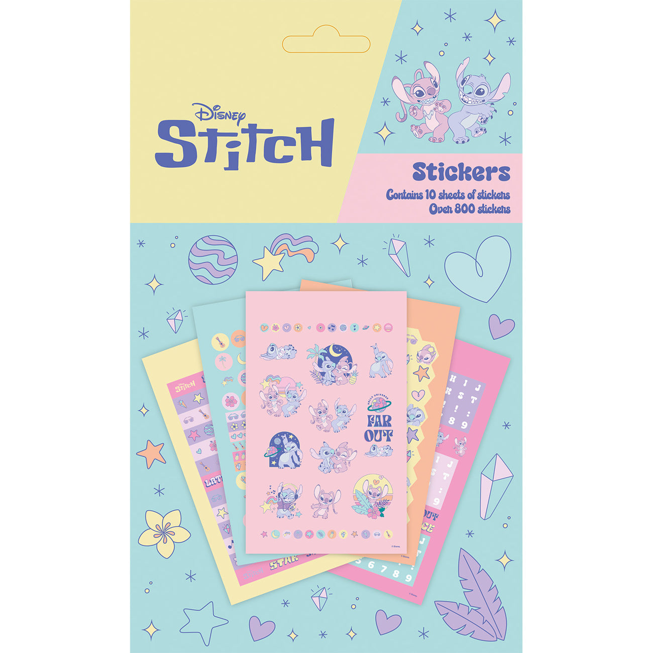 Immagine del prodotto Set di sticker Stitch e Angel Space Rocks - Lilo & Stitch
