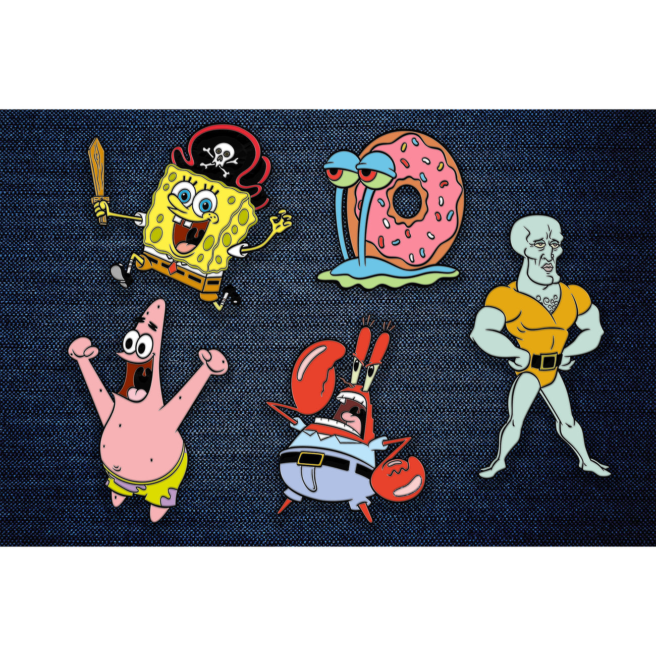 Immagine del prodotto SpongeBob - Friends set di 5 pin