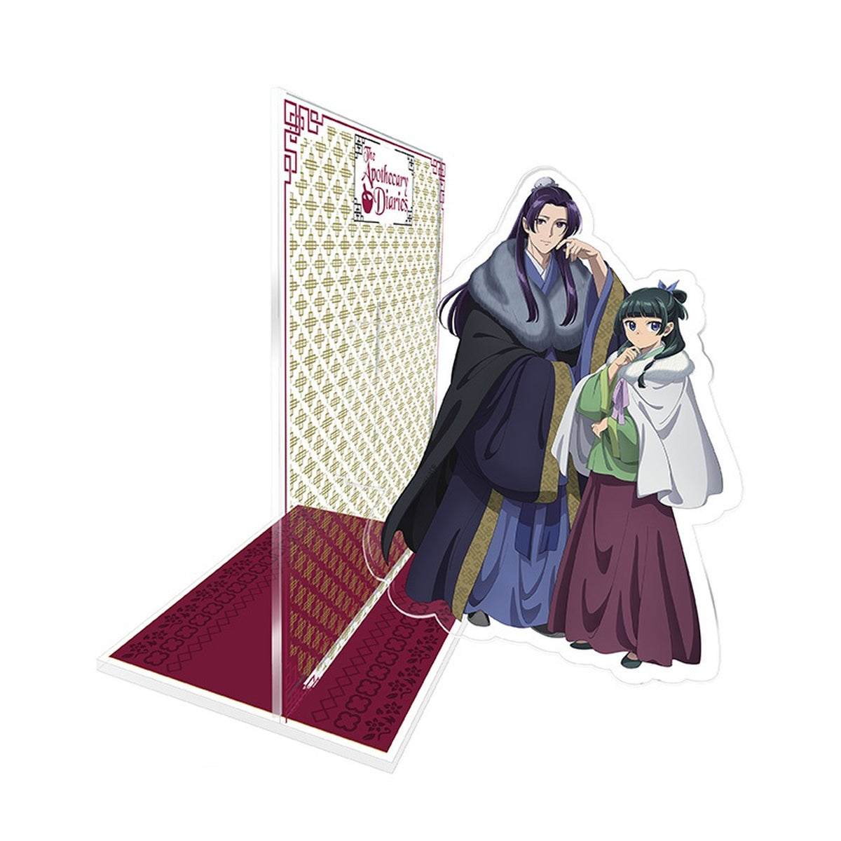 Immagine del prodotto The Apothecary Diaries – Fermalibri in acrilico Maomao e Jinshi