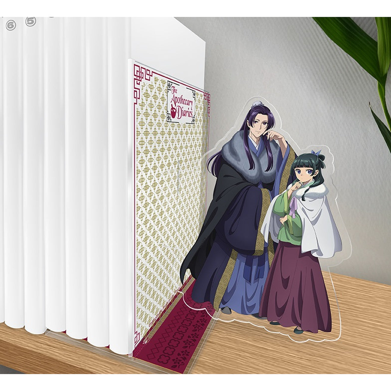Immagine del prodotto The Apothecary Diaries – Fermalibri in acrilico Maomao e Jinshi