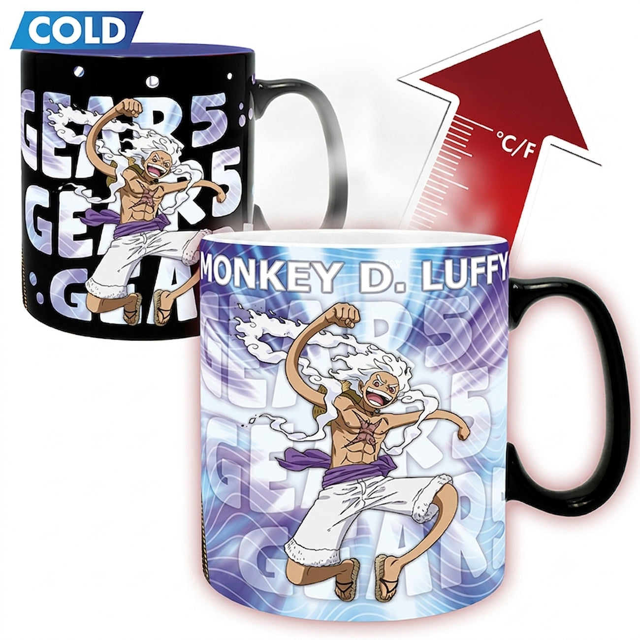 Immagine del prodotto One Piece - Tazza termoreattiva Monkey D. Luffy Gear 5