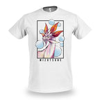 Immagine del prodotto T-shirt bianca Mizutsune Edizione Limitata per fan di Monster Hunter