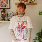 Immagine del prodotto T-shirt Mizutsune bianca Limited Edition per fan di Monster Hunter