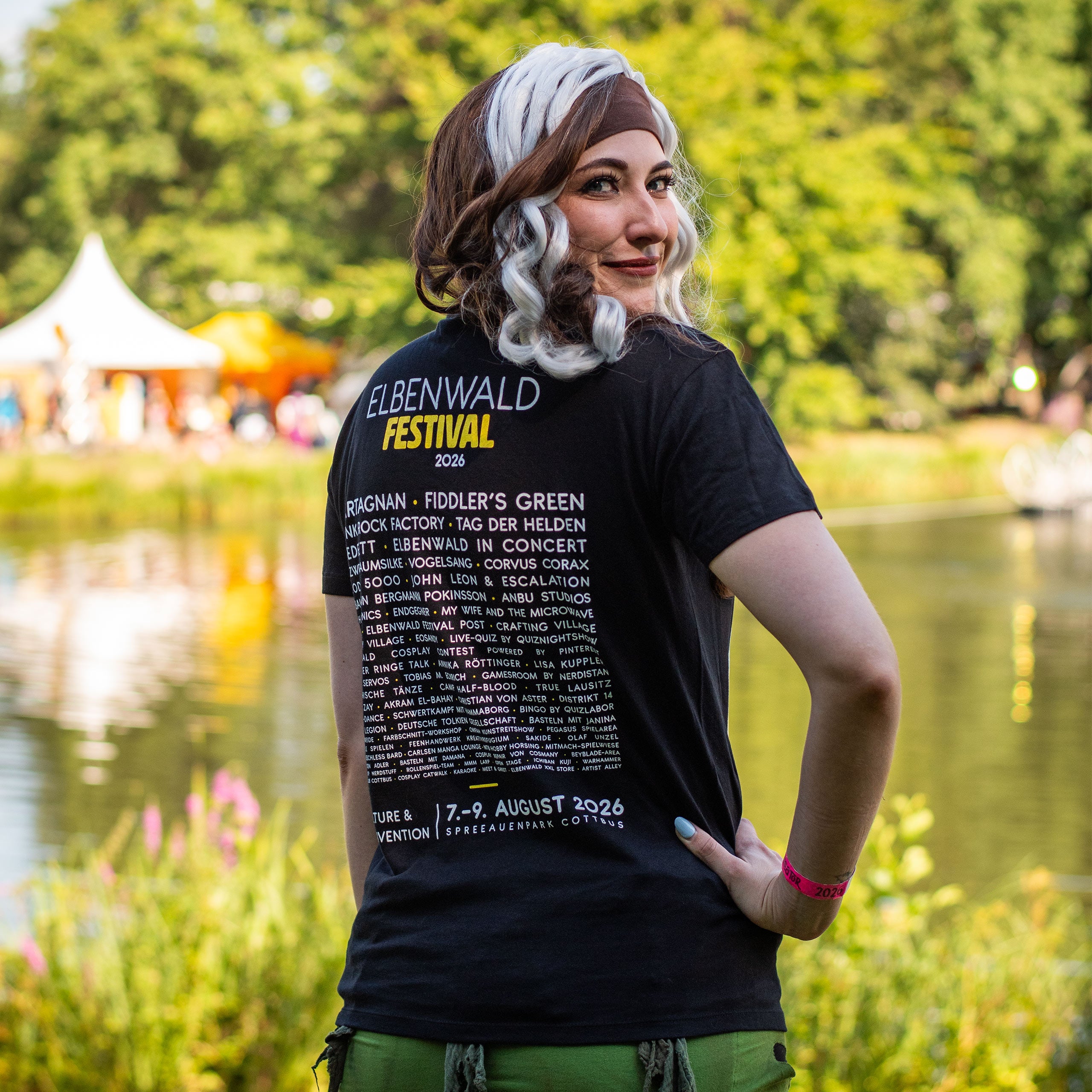 Immagine del prodotto Elbenwald Festival 2026 - T-shirt Ghost Line Up