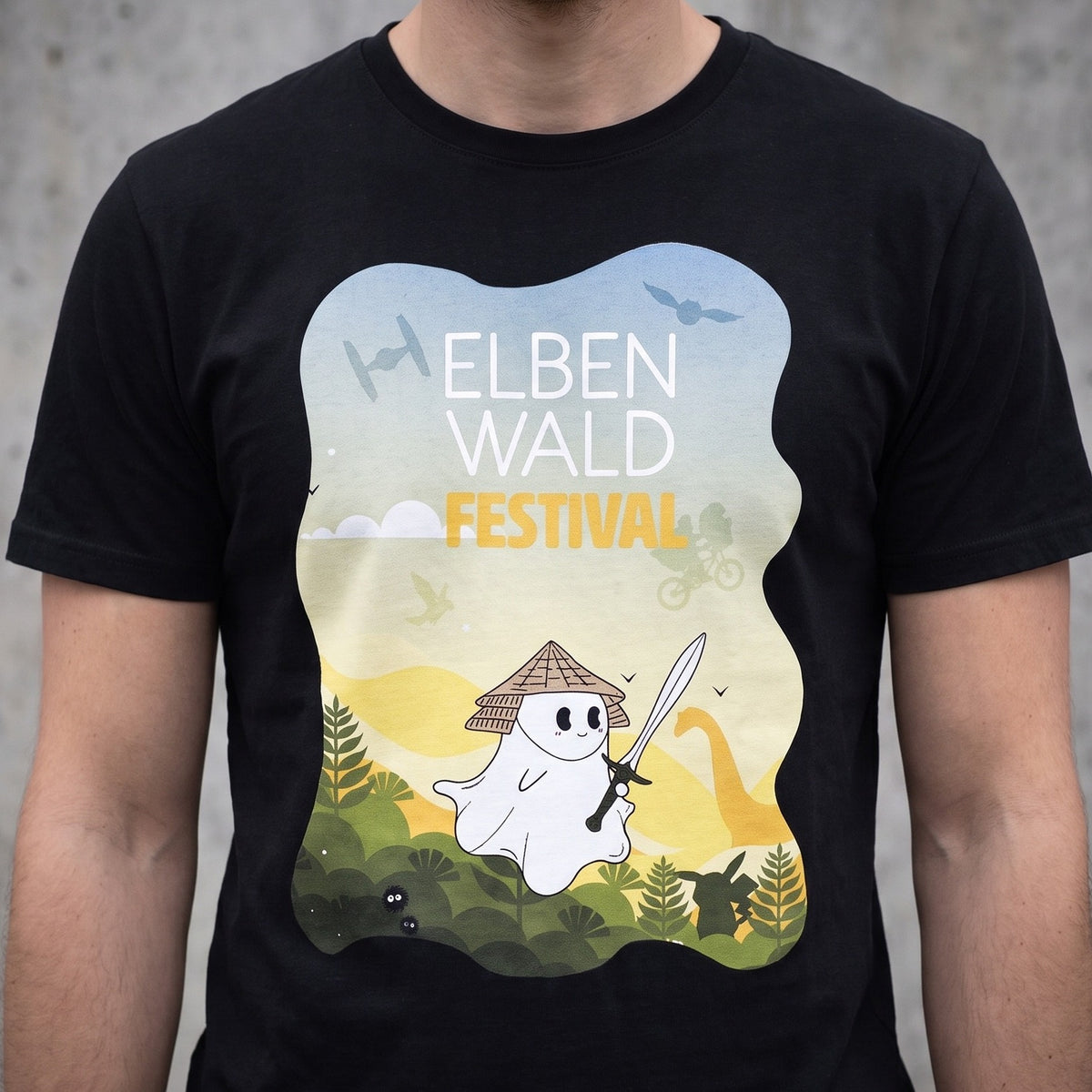 Immagine del prodotto Elbenwald Festival 2026 - T-shirt Ghost Line Up