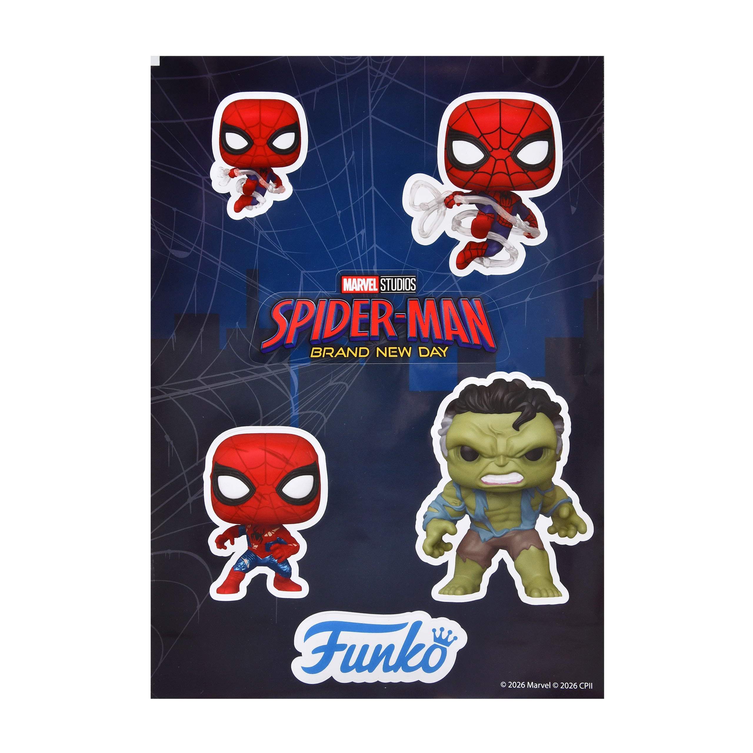 Immagine del prodotto Spider-Man Brand New Day Foglio di adesivi gratuito