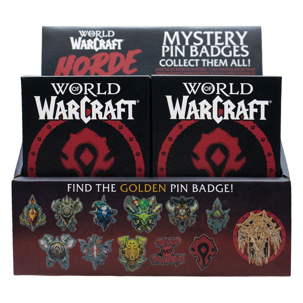 Immagine del prodotto World of Warcraft - Espositore con 12 mystery pin Orda