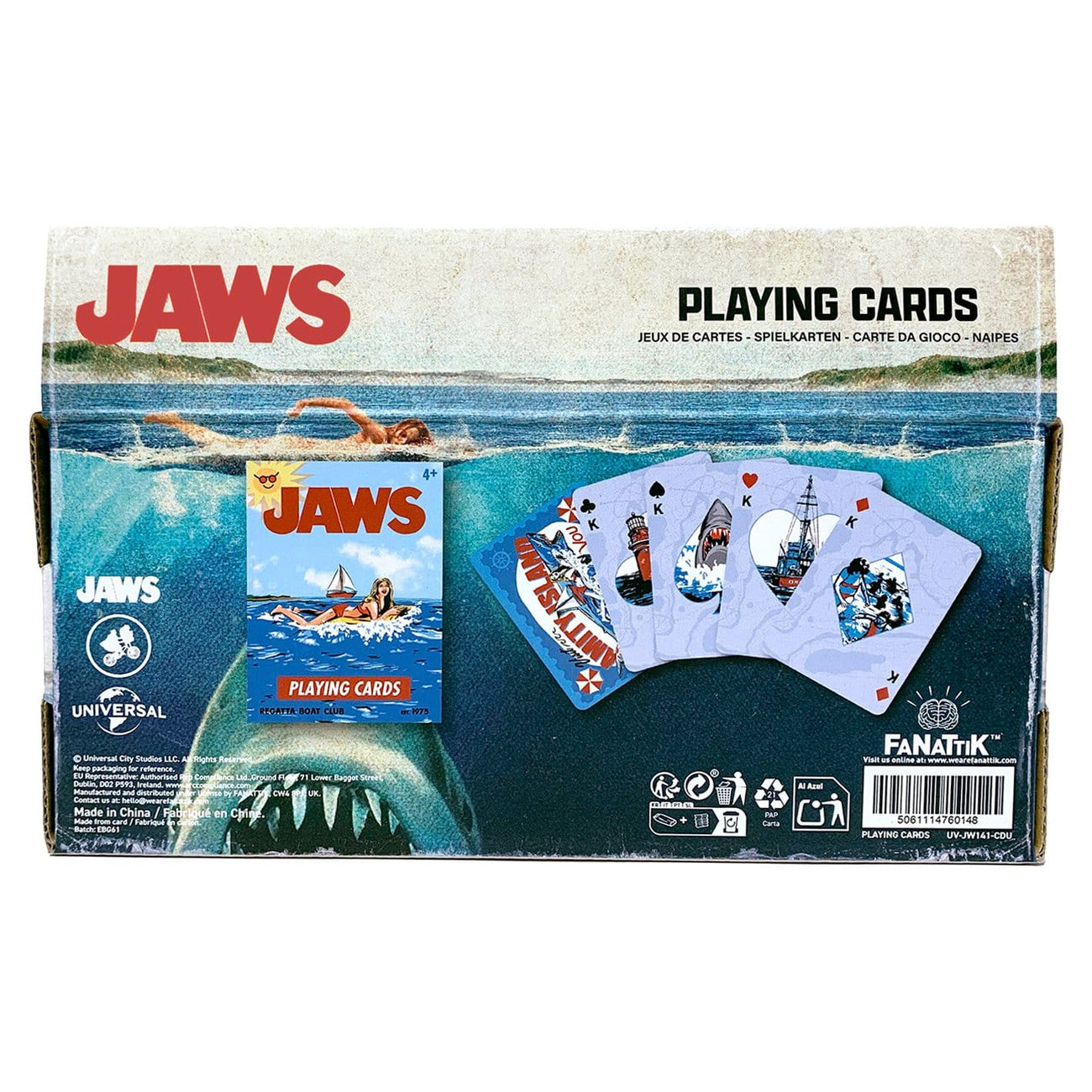 Immagine del prodotto Lo squalo - Carte da gioco espositore da 12
