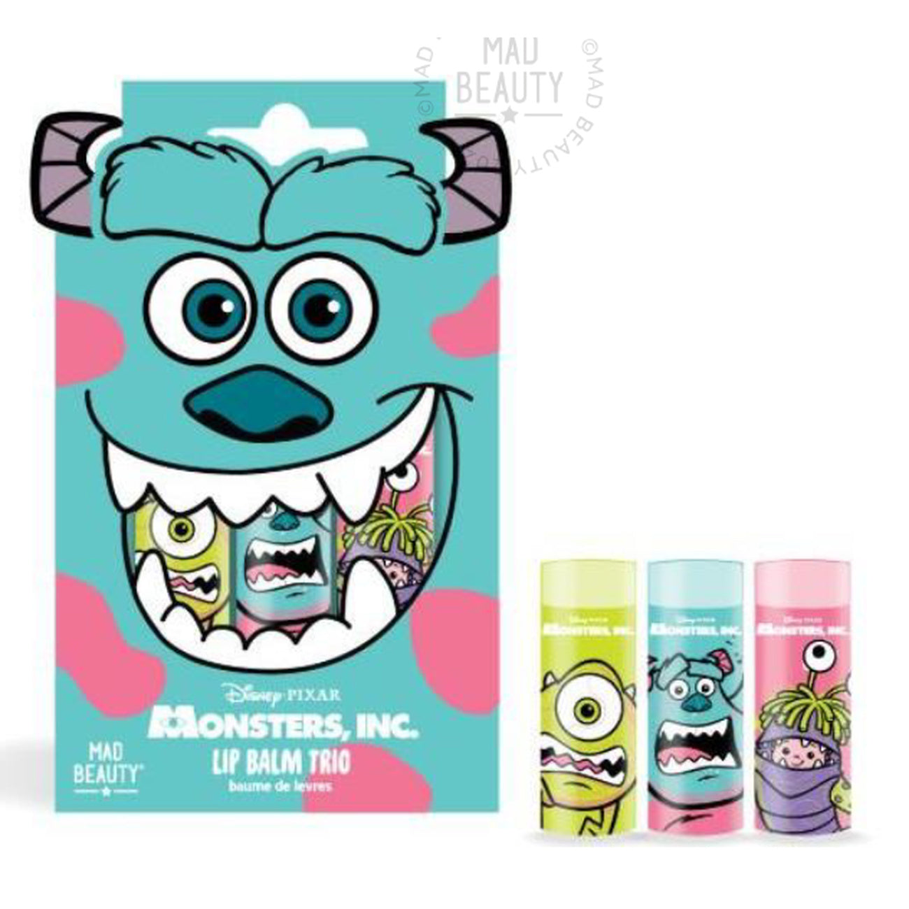 Immagine del prodotto Monsters - Set di 3 balsami labbra